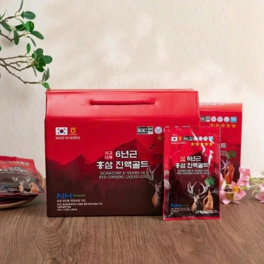Nước Hồng Sâm Nhung Hươu Signature 6 Years 20 gói 70ml cải thiện sức khỏe giảm giá 239k