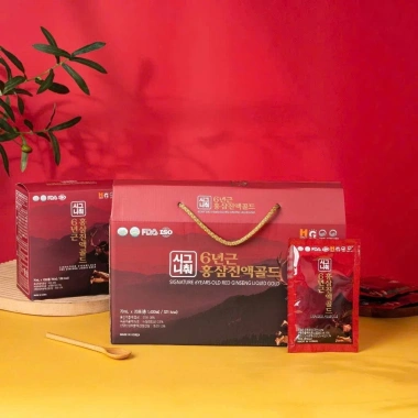 Nước Hồng Sâm Nhung Hươu Signature 6 Years 20 gói 70ml cải thiện sức khỏe giảm giá 239k