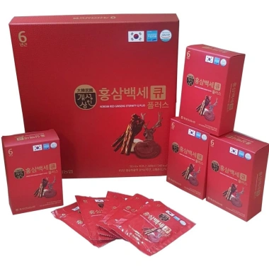 Nước Hồng Sâm Nhung Linh Chi Q Plus Hàn Quốc 50ml - 30 gói, giá chỉ 288.000đ, giảm 20%, tăng sức đề kháng, năng lượng