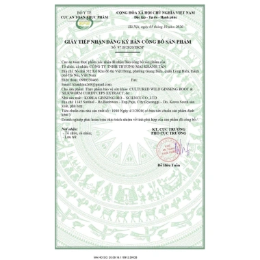 Nước Hồng Sâm Núi Đông Trùng Hạ Thảo Ginseng Cultured - Giá 329.000, Tăng Cường Sinh Lực 9 Nước Hồng Sâm Núi Đông Trùng Hạ Thảo Ginseng Cultured - Giá 329.000, Tăng Cường Sinh Lực 9