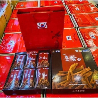 Nước Hồng Sâm Pocheon Hàn Quốc 30 gói 70ml - Giá ưu đãi 429.000đ, tăng đề kháng, tăng sức khỏe