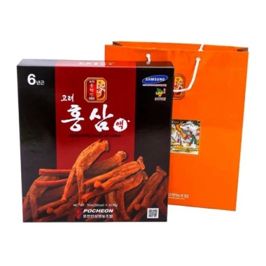 Nước hồng sâm Pocheon Hàn Quốc 30 gói 70ml - Roki Korean, giảm giá, tăng sức đề kháng 2
