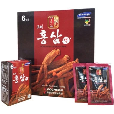 Nước hồng sâm Pocheon Hàn Quốc 30 gói 70ml - Roki Korean, giảm giá, tăng sức đề kháng 3