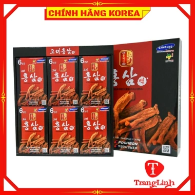 Nước hồng sâm Pocheon Hàn Quốc 30 gói - Korea Red Ginseng Drink, giảm giá 509.000₫ - tranglinhkorea 2 Nước hồng sâm Pocheon Hàn Quốc 30 gói - Korea Red Ginseng Drink, giảm giá 509.000₫ - tranglinhkorea 2