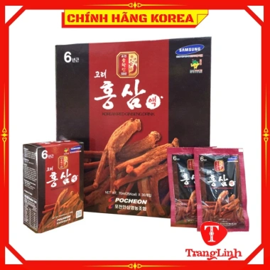 Nước hồng sâm Pocheon Hàn Quốc 30 gói - Korea Red Ginseng Drink, giảm giá 509.000₫ - tranglinhkorea 4 Nước hồng sâm Pocheon Hàn Quốc 30 gói - Korea Red Ginseng Drink, giảm giá 509.000₫ - tranglinhkorea 4