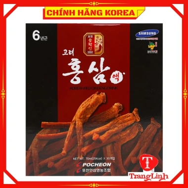 Nước hồng sâm Pocheon Hàn Quốc 30 gói - Korea Red Ginseng Drink, giảm giá 509.000₫ - tranglinhkorea