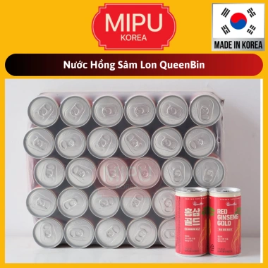 Nước Hồng Sâm QueenBin Hàn Quốc 30 Lon 175ml - Giảm Giá 315k, Tăng Sức Đề Kháng 2