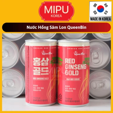 Nước Hồng Sâm QueenBin Hàn Quốc 30 Lon 175ml - Giảm Giá 315k, Tăng Sức Đề Kháng 3