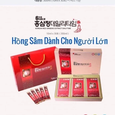 Nước hồng sâm SangA cho người lớn Hàn Quốc 30 gói - Korea Red Ginseng, giảm còn 450k