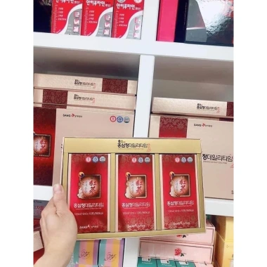 Nước hồng sâm SangA cho người lớn Hàn Quốc 30 gói - Korea Red Ginseng, giảm còn 450k