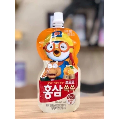 Nước Hồng Sâm Trái Cây Pororo Hàn Quốc 100ml Paldo - Hộp 10 gói, Dinh dưỡng bé, Giá 173k 5