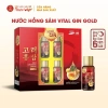 Nước Hồng Sâm Vital Gin Gold 6 chai 100ml - Giá 305.000đ, tặng 1 hộp yến 6 hũ 8