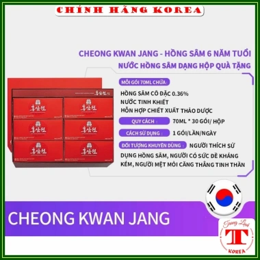 Nước hồng sâm Won Cheong Kwan Jang 30 gói - Hồng sâm KGC chính phủ, giảm giá 955k - tranglinh