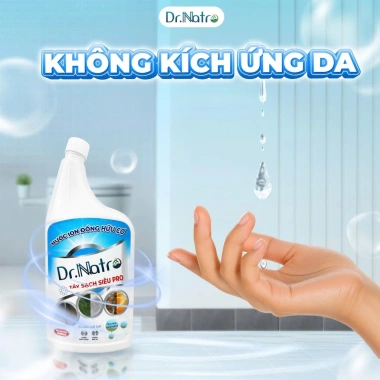 Nước Ion Đồng Hữu Cơ Dr Natro 1.000ml - Tẩy tường, ron gạch, cặn canxi, rong rêu, chỉ 165k 3 Nước Ion Đồng Hữu Cơ Dr Natro 1.000ml - Tẩy tường, ron gạch, cặn canxi, rong rêu, chỉ 165k 3
