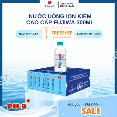 Nước Ion Kiềm Fujiwa 300ml 24 chai – Giảm trào ngược dạ dày, hỗ trợ sức khỏe Nhật Bản – 97.650₫ 8