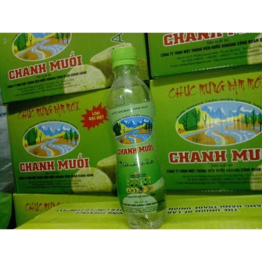 Nước khoáng chanh muối Quang Hanh 355ml - Giải khát, bù nước, chống mệt mỏi, giá chỉ 50.000đ