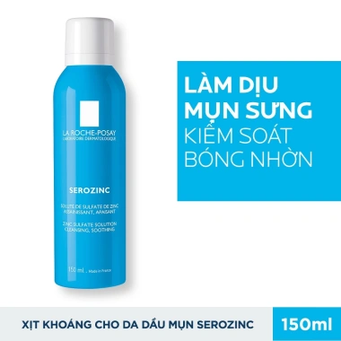 Nước khoáng La Roche-Posay Serozinc 150ml - Làm sạch nhẹ nhàng, dịu da, giảm còn 469.000 VND 9