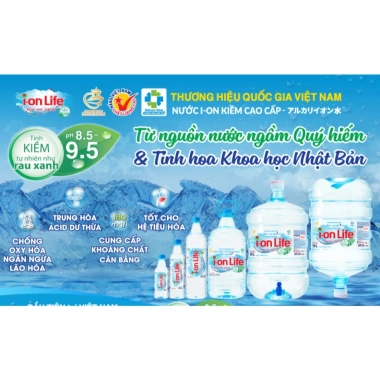 Nước kiềm ionLife combo 2 thùng 450ml Nhật Bản Khỏe ruột, mát da, chỉ 100.000₫ 3