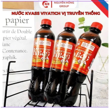 Nước Kvass nhập khẩu Nga – Lúa mạch lên men hỗ trợ tiêu hoá, hương vị phong phú, giá 43.700₫