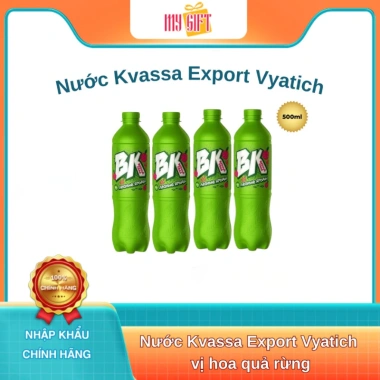 Nước Kvass nhập khẩu Nga – Lúa mạch lên men hỗ trợ tiêu hoá, hương vị phong phú, giá 43.700₫