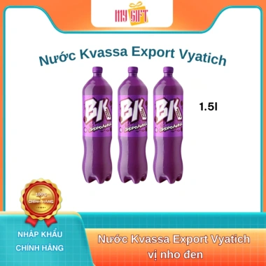 Nước Kvass nhập khẩu Nga – Lúa mạch lên men hỗ trợ tiêu hoá, hương vị phong phú, giá 43.700₫