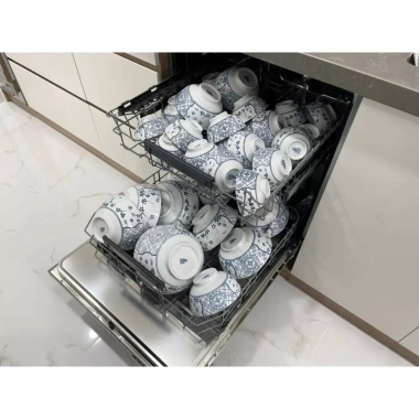 Nước làm bóng bát đĩa & đồ thủy tinh hữu cơ cho máy rửa bát Satos 500ml - Đánh bóng sáng, an toàn, giảm giá 105.000₫ 4