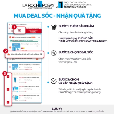 Nước làm sạch và tẩy trang La Roche-Posay Micellar Ultra Sensitive 200ml Giá 432.000đ giảm từ 557.280đ