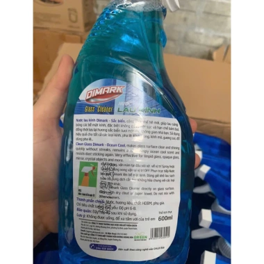 Nước Lau Kính DI MARK 600ml - Xịt Đa Dụng, Mùi Hương Dịu Nhẹ, Giá Ưu Đãi 35.000