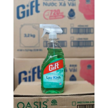 Nước lau kính Gift 540ml - Sắc biển tươi mát, làm sạch nhanh, giá ưu đãi 28.224 VND 9