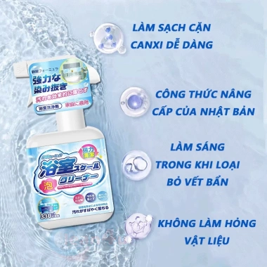 Nước Lau Kính Nhật Bản - Tẩy Cặn Canxi, Vệ Sinh Kính, Gương, Vách Tắm, Giá 75.000 (Giảm 15%) 3