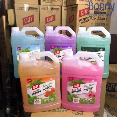 Nước lau nhà Gift đậm đặc 3.8L mùi thiên nhiên, an toàn lành tính, giá 65.000₫ 2