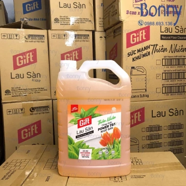 Nước lau nhà Gift đậm đặc 3.8L mùi thiên nhiên, an toàn lành tính, giá 65.000₫ 6