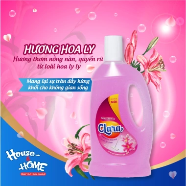 Nước Lau Sàn 1L Hương Hoa Ly - Thơm Mát Tự Nhiên, Làm Sạch Nhanh, Khử Mùi Hiệu Quả, Giá 33.000 VND 4