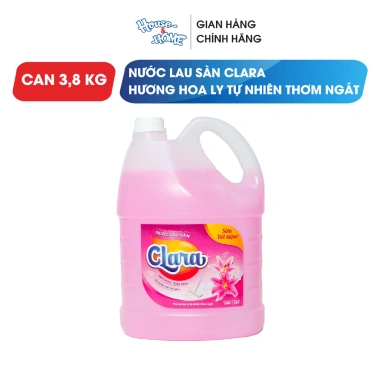Nước Lau Sàn 3.8kg Hương Hoa Ly Can - Thơm Mát Tự Nhiên, Diệt Khuẩn, Sạch Bóng Giá 100k 2