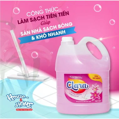 Nước Lau Sàn 3.8kg Hương Hoa Ly Can - Thơm Mát Tự Nhiên, Diệt Khuẩn, Sạch Bóng Giá 100k 4