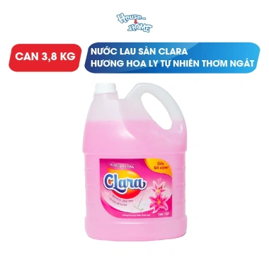 Nước Lau Sàn 3.8kg Hương Hoa Ly Can - Thơm Mát Tự Nhiên, Diệt Khuẩn, Sạch Bóng Giá 100k 7