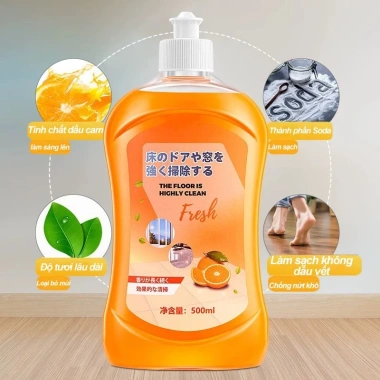 Nước lau sàn 500ml kháng khuẩn, xua đuổi côn trùng, phù hợp mọi vật liệu - Giá 39k (giảm từ 46,8k) 5