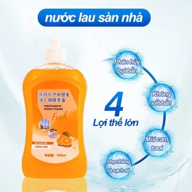 Nước lau sàn 500ml kháng khuẩn, xua đuổi côn trùng, phù hợp mọi vật liệu - Giá 39k (giảm từ 46,8k) 6