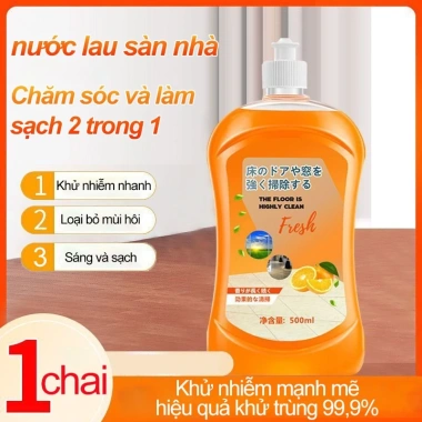 Nước lau sàn 500ml kháng khuẩn, xua đuổi côn trùng, phù hợp mọi vật liệu - Giá 39k (giảm từ 46,8k) 10