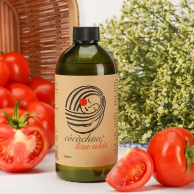 Nước Lau Sàn 500ml Nhà Sinh Học Cô Cà Chua Yêu Nước Thiên Nhiên Hương Sả Thơm Mát - Diệt Khuẩn, Giá chỉ 75.000đ 9