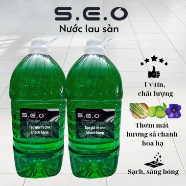 Nước lau sàn 5L chuyên dụng nhà hàng khách sạn – Thơm mát Sả chanh hoa hạ, khử mùi, đuổi côn trùng Nước lau sàn 5L chuyên dụng nhà hàng khách sạn – Thơm mát Sả chanh hoa hạ, khử mùi, đuổi côn trùng