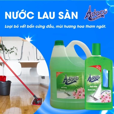 Nước Lau Sàn ADACO hương thơm tự nhiên, siêu sạch, bảo vệ gia đình khỏi bệnh - 36.000đ