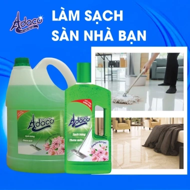 Nước Lau Sàn ADACO hương thơm tự nhiên, siêu sạch, bảo vệ gia đình khỏi bệnh - 36.000đ