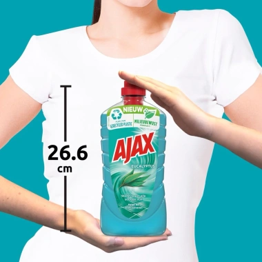 Nước lau sàn Ajax 1.25L chiết xuất, xua đuổi côn trùng, khử mùi, hương thơm nhẹ 7