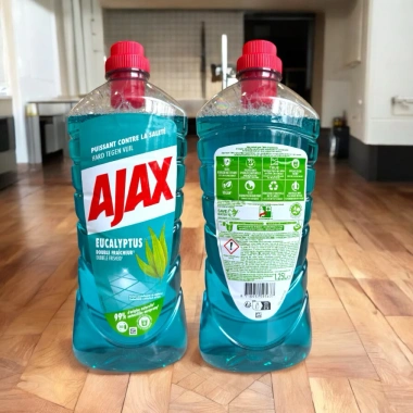 Nước lau sàn Ajax 1.25L chiết xuất, xua đuổi côn trùng, khử mùi, hương thơm nhẹ 8