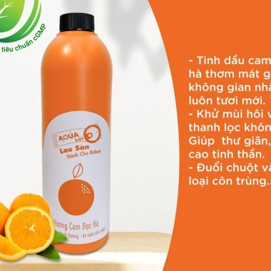 Nước lau sàn AROBOT 1L cho robot Aquabot – Hương cam bạc hà tự nhiên, giảm giá 22% chỉ 192.000₫