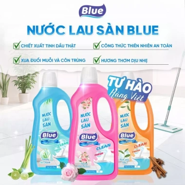 Nước lau sàn Blue CH26 1L hương Chanh sả - Top Value, chỉ 35.000đ (giá gốc 45.150đ)