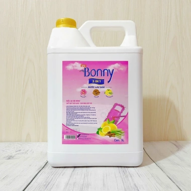 Nước lau sàn BONNY 5L hương sả chanh, quế, hoa ly - sạch bóng, giảm giá 115.000₫