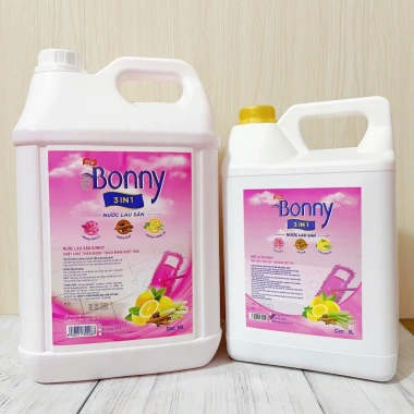 Nước lau sàn BONNY 5L hương sả chanh, quế, hoa ly - sạch bóng, giảm giá 115.000₫