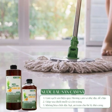 Nước Lau Sàn Cam Sả Epis I - Nhà sạch mát, bước đi dịu êm, xua đuổi muỗi và côn trùng 2 Nước Lau Sàn Cam Sả Epis I - Nhà sạch mát, bước đi dịu êm, xua đuổi muỗi và côn trùng 2
